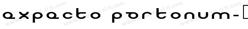 expecto partonum字体转换